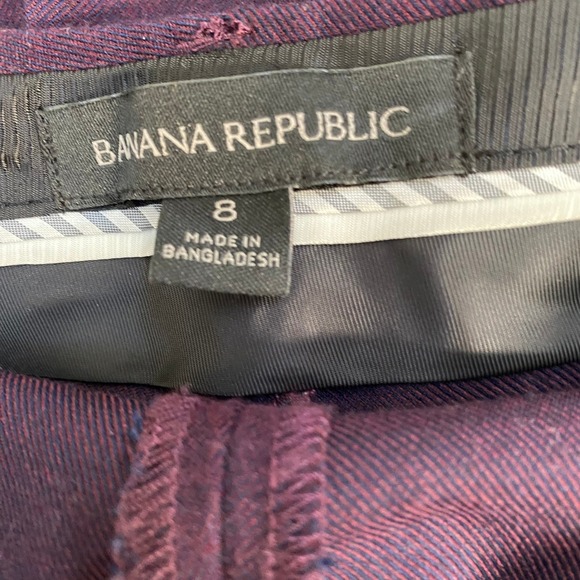 Banana‎ Republic Avery Women's Pant Plum Size 8 - Picture 4 of 5